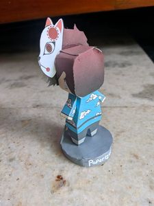 Anime Demon Slayer Tanjiro Chibi Figurine(Paper)