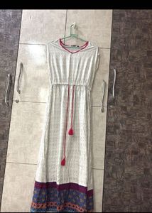 White Boho Dress