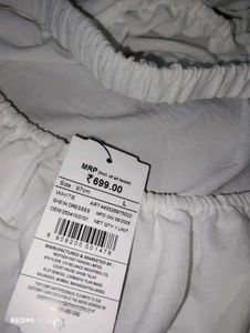 White Strapless Mini Dress