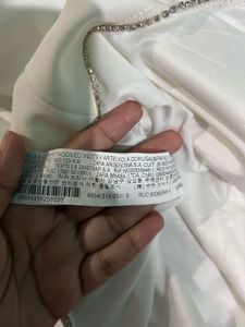 Zara padded shoulder top