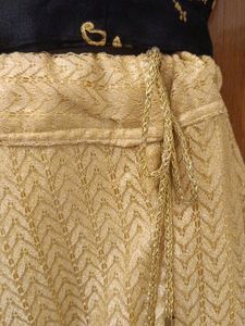 Black And Gold Lehenga