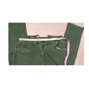 Green Denim Jeans
