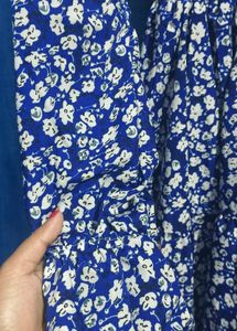 Blue Floral Dress