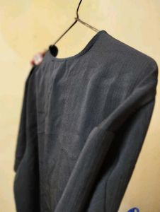 Vintage Black Button-Down Tunic