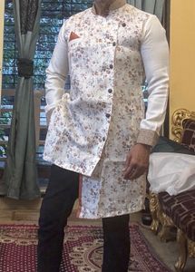 Men&#39;s Floral Print Kurta