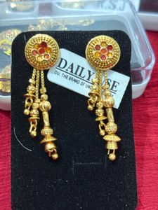 Gold Dangle Earrings