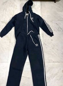ADIDAS ORIGINALS BLUE 3 STRIPES WINTER TRACKSUIT