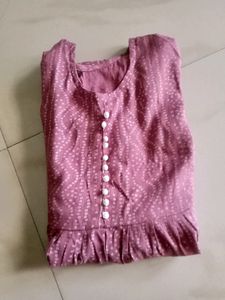Wimen&#39;s Purple Kurtas