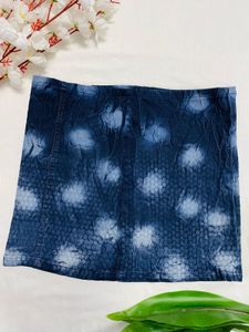 Square shape mini skirt