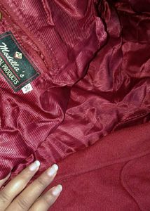 Vintage Maroon Blazer .