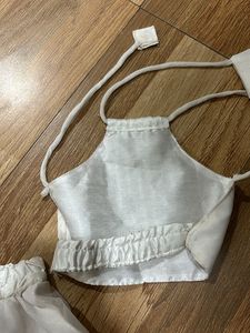 Beautiful Laces Work Palazzo Set