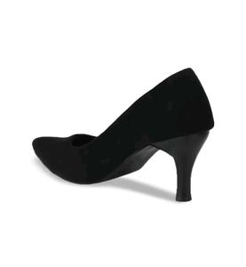 Shoetopia Pointed Toe Suede Slim Heel Pumps