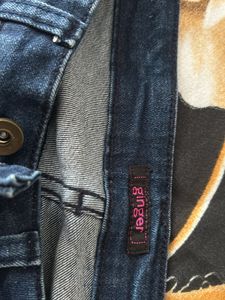 Blue Coloured Rugged jeans