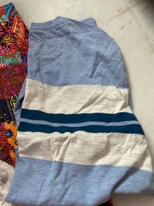 4 Shirts &amp; 1 T-shirt Combo Set