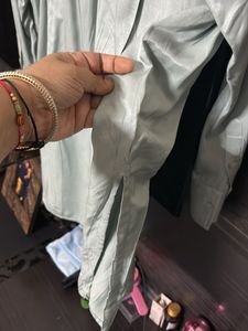 H&amp;M Oversized Butterfly Detail Shirt