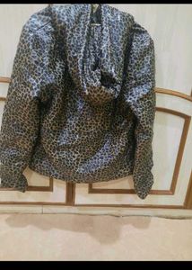 Leopard Print Puffer Jacket