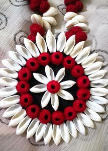 Handmade Shell&amp; Wool Combined Jewellery
