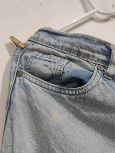 Wide Leg Denim Jeans