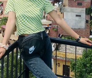 Waist Bag with 3 Pouch- Fanny Pack Black