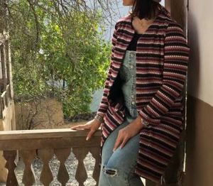 Striped Knit Cardigan