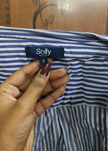 Formal stripped shirt for women