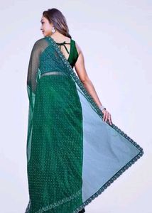 Elegant Green Saree