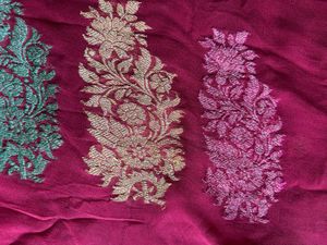 Pure Goergette Khaddi Weave Banarasi