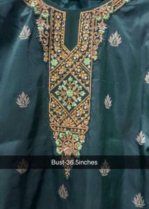 Green Partywear Palazzo Set