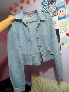 Is This A Wow Denim Jacket With Unique Design 🤌❤️