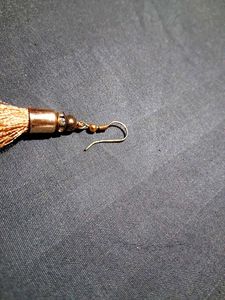 Women Golden Silk Earring