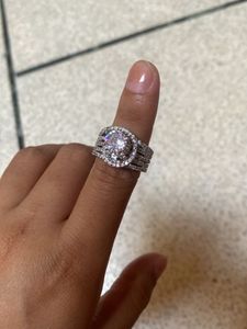 Sparkling Silver Rings