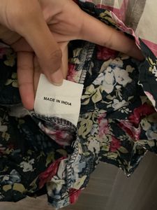 New Floral Plaid Skirt 🩷🤍☀️🥰