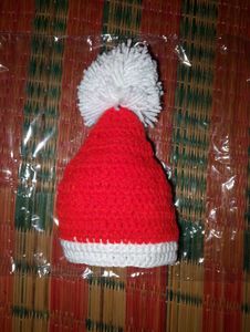 Cute crochet kitten/ puppy Christmas Cap