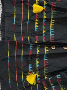 Embroidered Boho Black Jacket (buy1 G1)