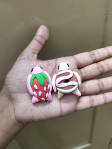 2 × Dessert Themed Clay Turtles ✨🐢