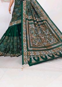 New kantha stitched saree with blouse piece