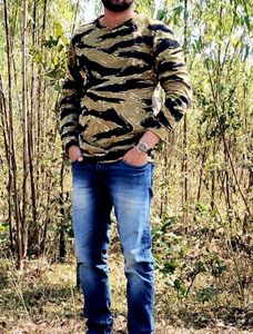 Tiger Camo Long Sleeve T-Shirt