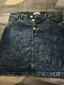 Denim Mini Skirt
