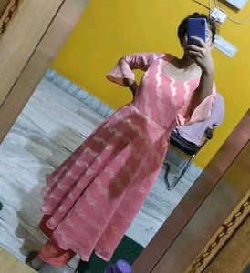 Pink Kurti Set