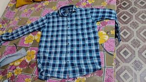 Men Checked  Shirt Xl Size