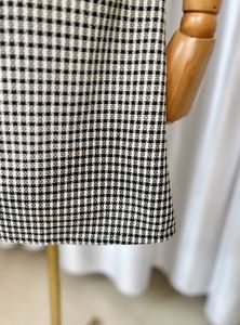 Chic Gingham Tweed  Dress