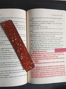 Handmade Resin Bookmark