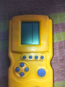 Vintage Yellow Tetris Handheld Game