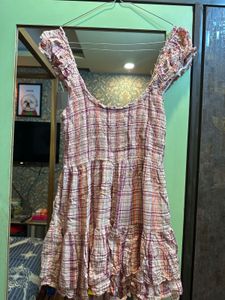 Urban Outfitters Kimchi Blue Rae Check Playsuit