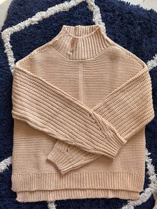 Tan Chunky Warm Sweater