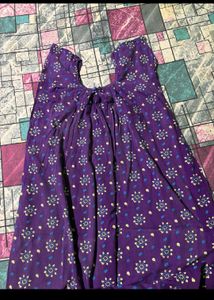 Floral Purple Maxi Dress