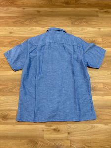 Uniqlo Blue Camp Collar Shirt
