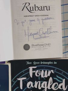 Fiction Book Bundle set of 4 (one signed copy)