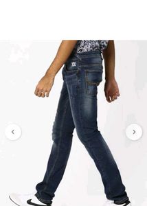 Stonewashesd Pepe Jeans With Distress Details