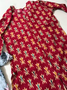 Comfy Ikat Kurta Set Combo Of 2